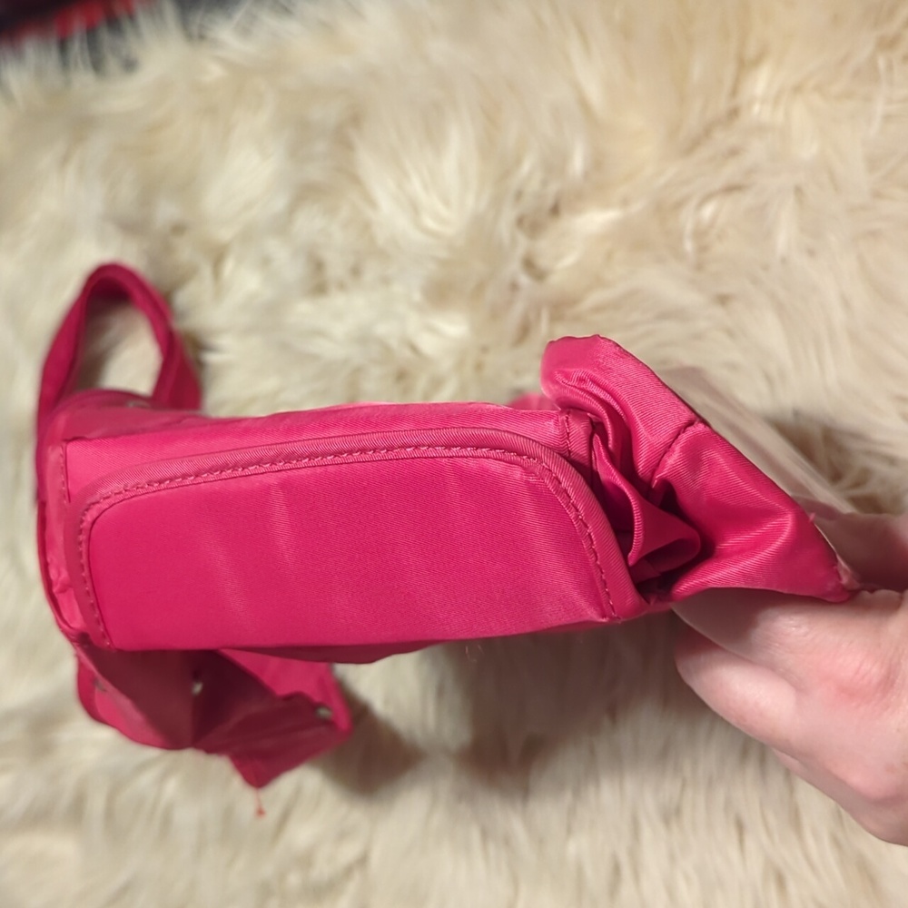 LUG PINK RASPBERRY LARGE CABLE CAR SHOULDER BAG PURSE TOTE - Picture 6 of 15